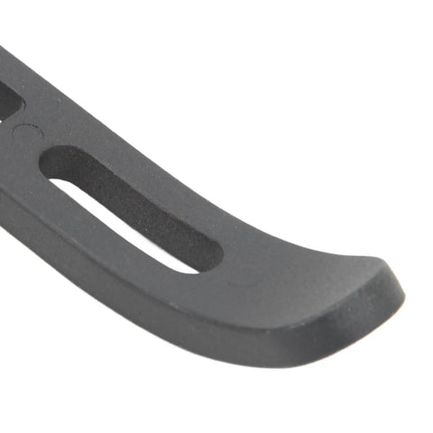 Close-up of Electric Scooter Folding Buckle Replacement Locking Mechanism for MI3, compact aluminum alloy clip, black color.