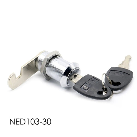 Cam Cylinder Locks For Doors Cabinets Mailboxes And Drawers Beefy Padlock Security Locks With Plastic Keys Heavy Duty