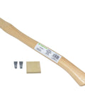 Hickory Replacement Handle For California Framer 18 Inch Straight Or 19 Inch Curved Style Fits VN10300 CF1 And VN10304 CF1HC Made In The USA Heavy Duty Carpenter Tool Replacement with wedges and components
