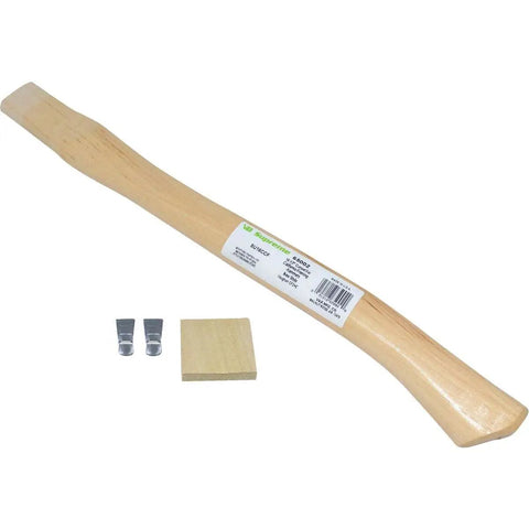 Hickory Replacement Handle For California Framer 18 Inch Straight Or 19 Inch Curved Style Fits VN10300 CF1 And VN10304 CF1HC Made In The USA Heavy Duty Carpenter Tool Replacement with wedges and components