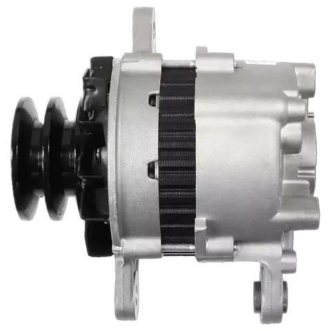 Side view of Heavy Duty Forklift Alternator For 6D Series 6D14 6D15 6D16 Drop In Replacement ME037640 with copper windings