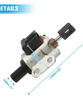 Transmission Stepper Motor JF011E Compatible With Dodge Caliber 2.0L, side view with dimensions