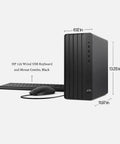 Fast Home Office Desktop Tower With Intel i5-12500 6-Core, 8GB RAM, 256GB PCIe SSD, Built-In WiFi Bluetooth, Keyboard And Mouse Included
