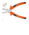 Get your hands on this bad boy of a crimping tool. High carbon steel with grippy PVC handle for stripping and cutting.