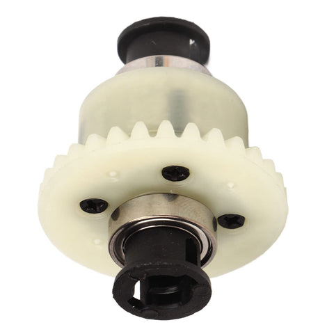 30T RC Car Differential Bevel Gear Drive Wheel Set 37mm By 30mm And 1.5 By 1.2in For One Sixteenth Scale RC Cars, Fits SCY 16101 16102 16103 16201, Easy Install Durable Power Transfer Plug And Play