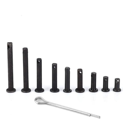 All Purpose Dowel Pins And Cotter Pins Fastener Kit With Storage Box Pro Grade Installation Accessories For Automotive Machinery And Home Projects Durable Pins In Multiple Standards Easy To Handle, black steel dowel pins with cotter pin
