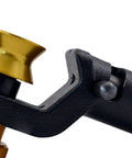 Close-up of Fiber Optic Cable Slitter For Armored Cables And Central Tubes, metal blade and adjuster, Portable Cutter for Electricians And Technicians