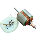Disassembled view of Micro RS370 DC Motor 370 Size Compatible With 6V 7.2V 9V 12V Delivers 33600 RPM, showing coil and shaft.