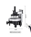 Professional 58Mm Espresso WDT Distribution Tool with 12 tuning needles and adjustable depth, 58mm size, black and silver design.