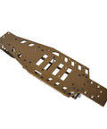 Beefed Up 2WD RC Frame Chassis Kit Aluminum Alloy Lower And Upper For Rustler VXL Bandit Brown Finish Upgrade Parts Durable