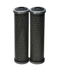 Whole House Water Filter Cartridges Pack Of 2 For Standard-Duty Carbon Replacement, textured black mesh surface