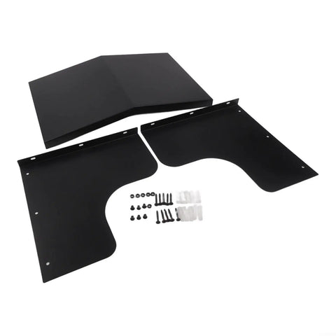 Built Damn Tough Weatherproof EV Charger Cover For Outdoor Wall Box Station heavy duty black alloy steel panels and mounting kit.