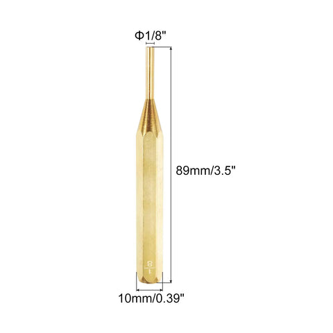 Pro Grade Heavy Duty Brass Punch Set One Eighth Inch Scratch Free Drive Pin Tools For Expert Watch Fixing Jewelry Crafting That Delivers No Sweat Precision And Dang Easy Grip