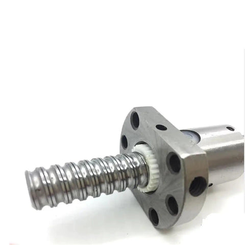 Heavy-Duty Cold-Rolled Ball Screw With 1204 Nut, 500mm Length, Smooth Low-Backlash Linear Motion, Durable Steel Construction For CNC And Automation