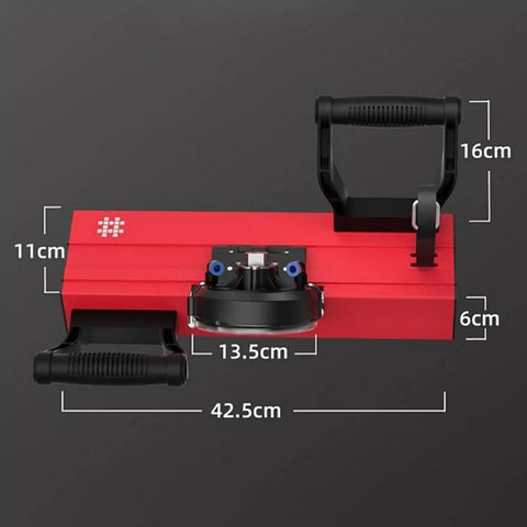 Electric Tile Chamfering Machine Forty Five Degree Bevel Cutter For Porcelain Ceramic Adjustable Edge Holders top view with measurements