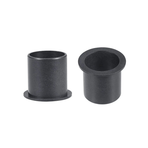 Heavy Duty Flanged Sleeve Bearings Compatible With 25mm Shafts And 28mm Bores To Enable Ridiculously Smooth Rig Transitions Premium Pom Oilless Bushings, showing two POM bushings.