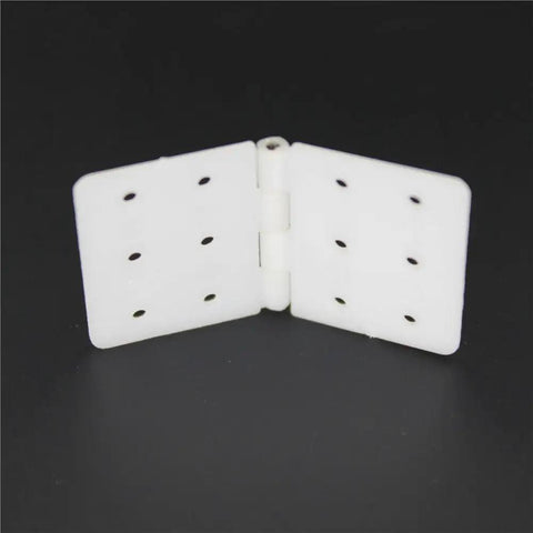 Standard Size Pinned Nylon Hinge For RC Model Airplanes, Durable Nylon RC Aircraft Hinges Replacement, 6 Hole Mount