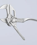 Pliers Wrench XS 4 Inch One Hand Quick Adjust Pliers For Gripping Holding Pressing And Bending Up To Three Quarter Inch With Parallel Jaws