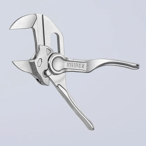 Pliers Wrench XS 4 Inch One Hand Quick Adjust Pliers For Gripping Holding Pressing And Bending Up To Three Quarter Inch With Parallel Jaws