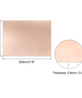 Double Sided FR4 Copper Clad PCB 200 By 150mm 0.8mm Thick Copper Plated Universal Prototype Circuit Board dimensions