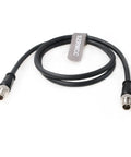 M12 X Code 8-Pin Male To Male Ethernet Cable Cat7e Gigabit Shielded IP67 Waterproof 2m for Industrial Cameras