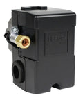 Workhorse Air Compressor Pressure Switch With Unloader Valve 95 To 125 PSI Four Port One Quarter Inch Npt Connections