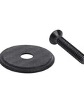 Fresh Carbon Fiber Bike Stem Headset Top Cap Hardware Kit With Hex Bolts, black cap and bolt for bike maintenance