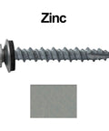 One And A Half Inch No Paint Metal Roofing Screws With Hex Washer Head Self Starting Tapping EPDM Washer 250 Count Pack