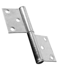 Heavy Duty Lift Off Door Hinges With Ball Bearings, Detachable Flag Hinge, Stainless Steel Build For Quiet, Smooth Close, Built To Last In Any Weather, Tough As Nails Hinges For Indoor Or Outdoor Use, side view