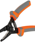 Insulated Kurve Wire Stripper Cutter 11055RINS 1000V Rated Tool with thick orange grips and USA imprint.