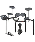 DTX6K X Electronic Drum Set With DTX PRO Module featuring silent silicone heads and USB Audio MIDI capabilities.