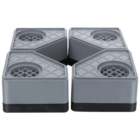 4 Pack Anti Vibration Foot Pads For Washing Machine And Dryer Non Slip Square Rubber Pedestals