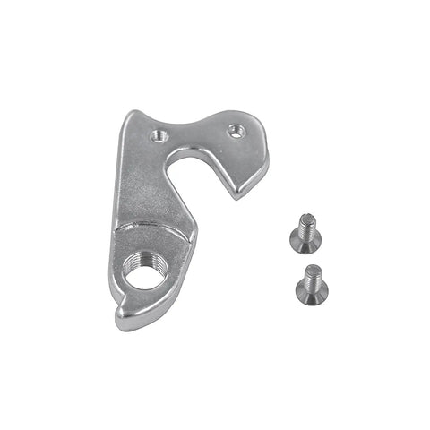 Rear Derailleur Hanger WG008 SL For MTB And Road Bikes Beefy Universal Fit For Santis Boundry Bonafide Taff And Similar Frames Aluminum Alloy Silver 2.24x1.38 Includes Mounting Screws And Mech Adapter