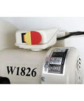 Close-up of W1826 Wall Mounted Dust Collector With 2.5 Micron Filtration, 1 HP, 537 CFM Suction, focusing on control switch