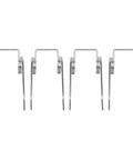Awesome 4 Pack Of Stainless Steel Torsion Springs For Kettle Lid Repair Kit With Precise Fit For Small Appliances And Tools To Fix Broken Lids Fast Without Hassle, 4 silver springs
