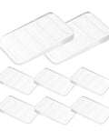 Heavy Duty Plastic Furniture Leveling Shims Adjustable Wedge Pack Stops Wobbly Tables Fast Ultra Smooth Home Upgrade Diy Floor Stabilizer Quick Fix Kit, transparent plastic wedges.