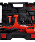 3 Ton Electric Car Jack Set With 12V Automatic Lift Kit For Sedans And SUVs Portable Scissor Floor Jack in open carrying case