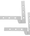 4 Pack Frameless Pivot Hinges For Hidden Doors And Cabinets With Thickened Design And Smooth Operation displayed on white background.