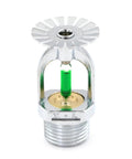 Top Shelf One Half Inch Thread Pendent Fire Sprinkler Head Quick Response At Ninety Three Celsius Rock Solid Nickel Copper Build.