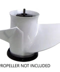 Universal Propeller Mount Kit For Stern Drives And Large Outboard Propellers Black Prop Storage System With Mount Plate Knob Bolts And Hardware Easy Install DIY Friendly Back Up Spare Prop Storage For Boats, white propeller mount