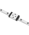 Beefy 75mm By 5mm Linear Guide Rail Carriage In 440C Stainless Steel With Oil Port Low Friction Precision Motion For CNC Machines And Measuring Equipment