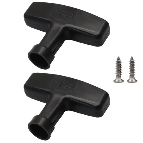 2 Pack Cord Handle Set For Honda GX Engines Recoil Starter Grips Durable Replacement Rope Pull Handles For GX160 GX200