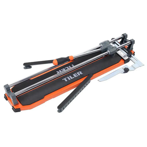 25 Inch Manual Tile Cutter For Ceramic And Porcelain Tiles With Tungsten Carbide Cutting Wheel Removable Scale Free Bag