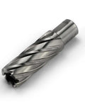 Pro Shop Tested Heavy Duty Annular Cutter With 3/4 Inch Weldon Shank And 15/16 Inch Cut Diameter showing HSS design for precision holes in metal.