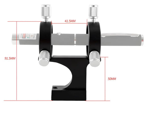 Beefy High Profile Aluminum Alloy Adjustable Laser Finder Scope Bracket With One Quarter Inch Screw for Telescopes