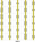 Slick Gold Edged Self Adhesive Bible Tabs For Old And New Testament Plus Catholic Books Quick Reference Page Markers, showcasing multiple tab designs.