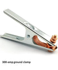 300-amp ground clamp for Heavy Duty 10 ft 2 AWG Welding Cable With USA Made Construction, Work Clamp And Dinse Twistlock Connector Plug