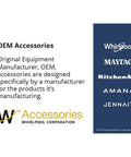 Industrial Dishwasher Water Line Installation Kit For Easy DIY Hookup No Fuss Durable Braided Hose With Quick Connect Fittings Factory Certified Accessory Reliable Plumbing Upgrade For Your Dishwasher OEM accessories for Whirlpool, Maytag, KitchenAid, Amana, JennAir