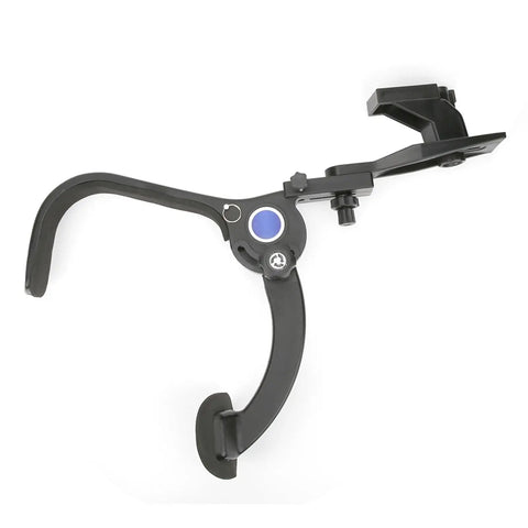 Lightweight Camera Shoulder Rig With Adjustable Shoulder Pads And Mount Plate For Pro Video Stabilization, side view