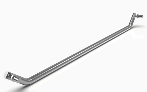 Steering Tie Rod Linkage Assembly Replacement For John Deere LX255 LX266 LX277 LX279 LX288 Direct Fit Built Tough Zinc Plated Steel Reinforced Design For Durable Steering Performance And Longevity Replaces AM133802 AM123555, angled view